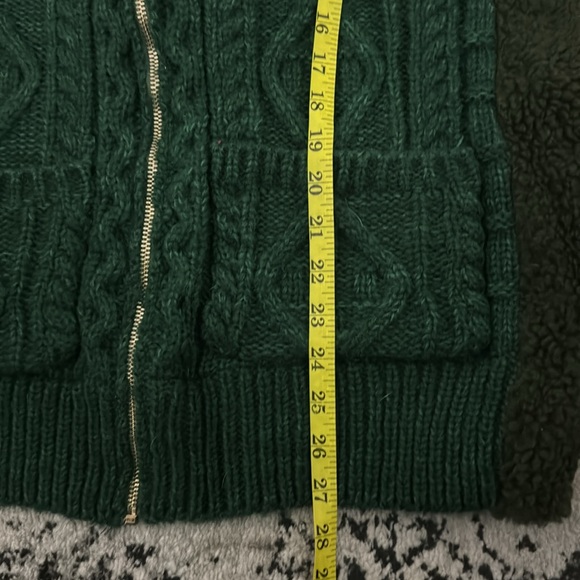 Rebell’s NWOT Cable Knit Thick Sweater Fleece Hoodie Jacket -Unisex - Picture 17 of 17